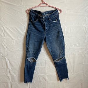 American eagle ripped jeans